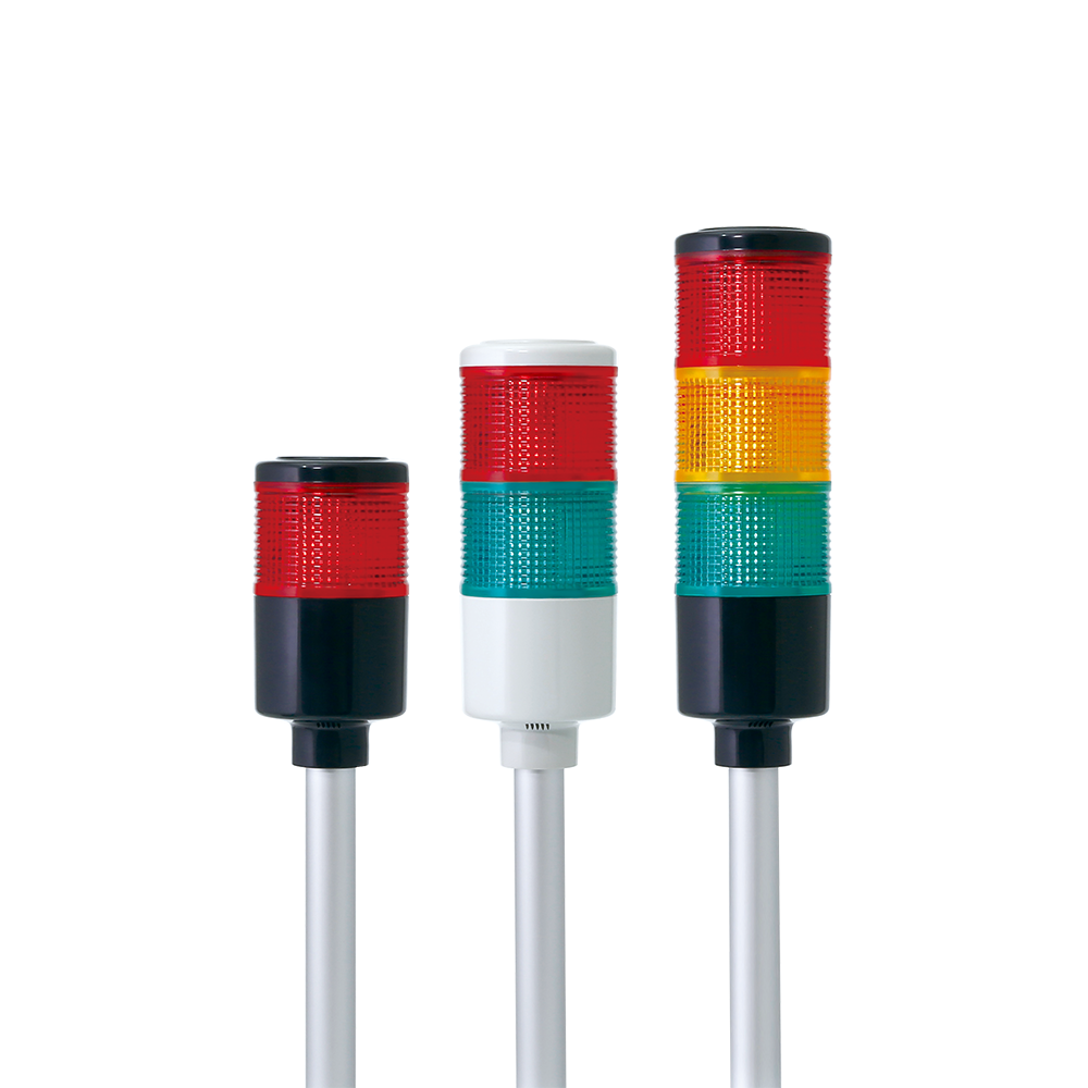 EST56L Ø56mm 铝管固定型 LED 长亮/闪亮型多层信号灯
