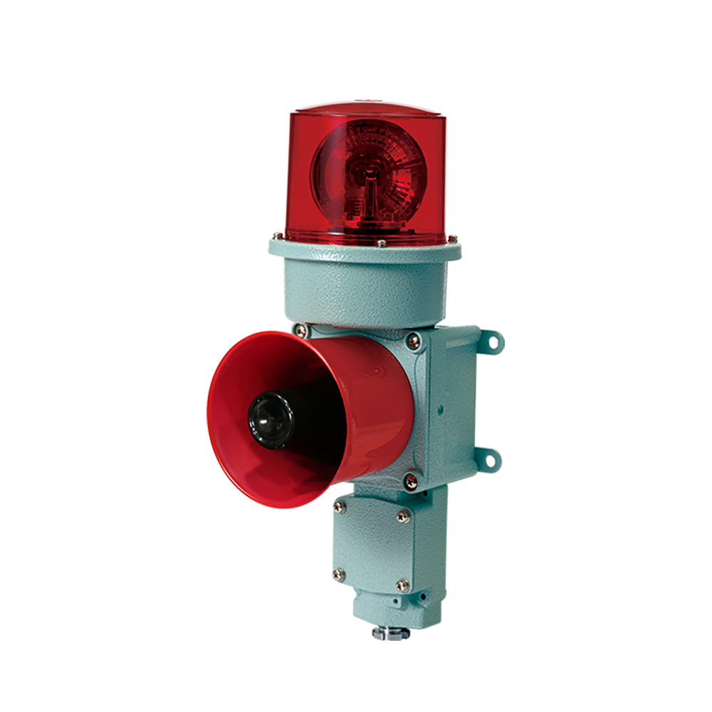 SEDLR Ø125mm 船舶/ 重负荷用 LED反射镜旋转警示灯 & 信号音喇叭