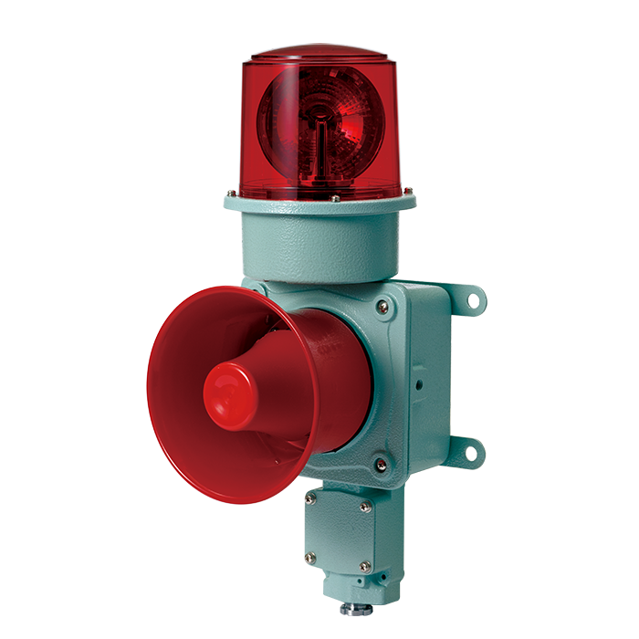 SMDLR Ø150mm 船舶/ 重负荷用 LED 反射镜旋转警示灯 & 信号音喇叭