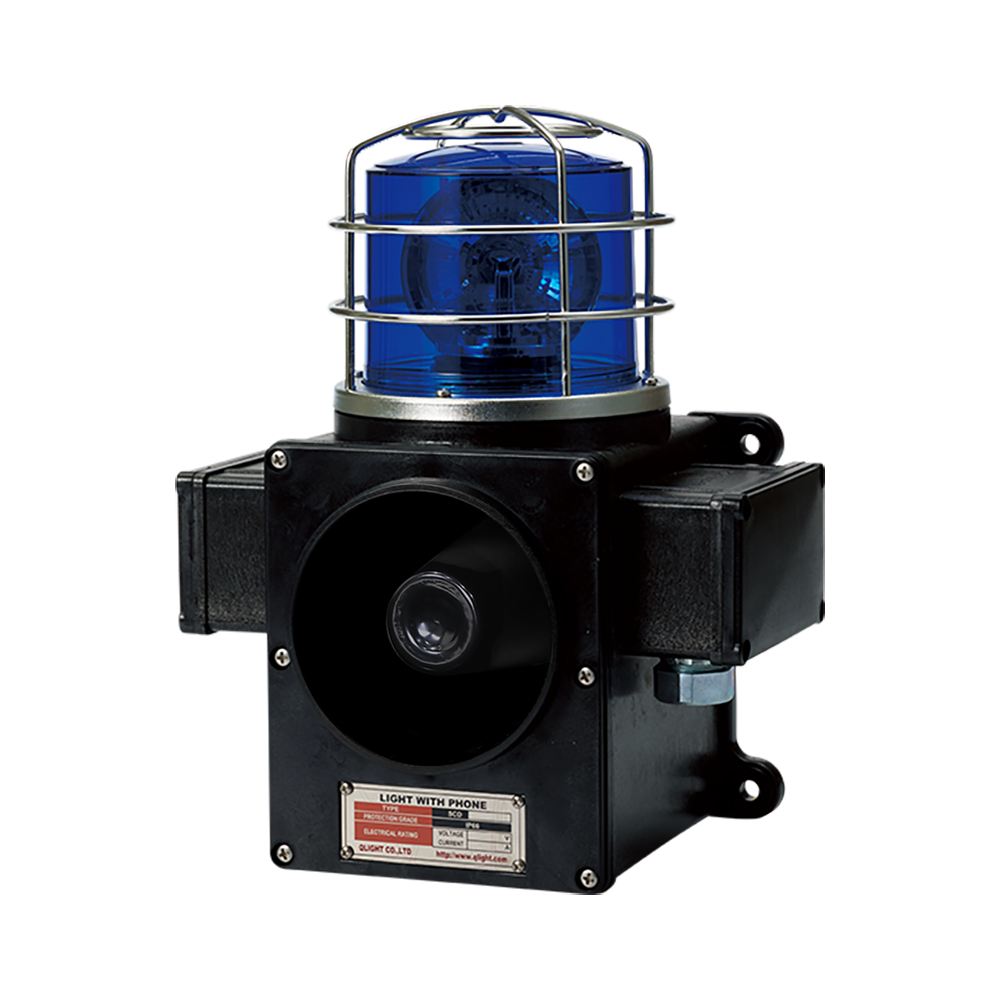 SCDWLR 船舶/ 重负荷用 LED 反射镜旋转灯 & 信号音喇叭